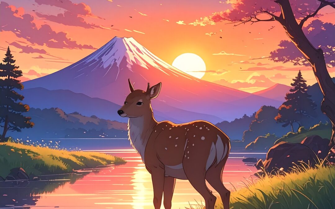 被若草山的夕阳与小鹿治愈的奈良傍晚时光